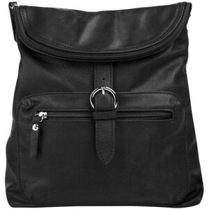 forty° Rucksack Damen Leder, schwarz