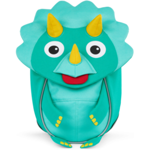 AFFENZAHN 01009-20023-10 Kleiner Kindergartenrucksack Kleiner Freund Dinosaurier Türkis