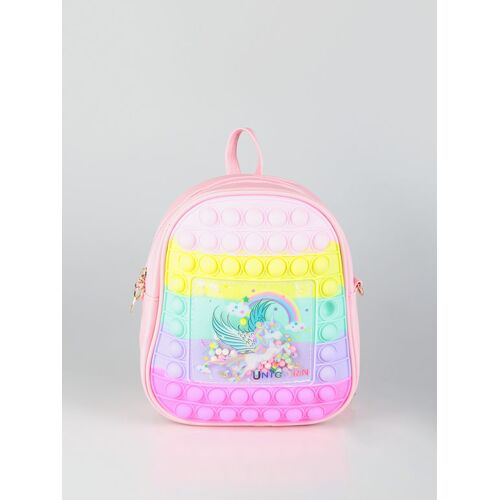 Solada Rucksack für kleine Mädchen mit Pop-It Rucksäcke Mädchen Rosa Größe Unica