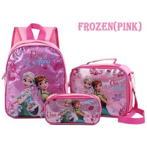 Frozen Ryggsäck Skolväska 3 Pack - 2 farver