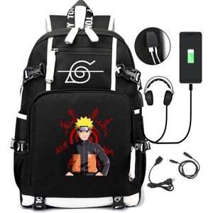 Tbutik Naruto rygsæk børne rygsække rygsæk med USB stik 1 stk