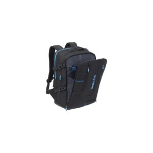 RivaCase Riva Case Borneo Series 7860 - Rygsæk til notebook - 17.3 - sort, icy blue