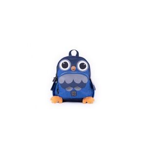 Pick & Pack Owl Shape Backpack (22 x 30 x 11 cm) - Blue