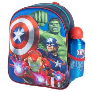Cerda Group Avengers 3D rygsæk 31 cm med flaske taske skoletaske hulk