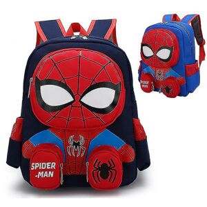 Disney Spiderman Rygsække Super Heroes Student Skoletaske Tegnefilm 3d Stereo Børnehave Rygsæk Børne Rejsetaske Gave sky blue
