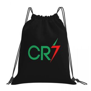 Cristiano Ronaldo Cr7 Rygsæk Bærbar Snøre Taske Pocket Gym Bag 7 One Size