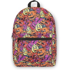 Five Nights at Freddy's Backpack Skoletaske Gaming Rygsæk 42x30x Multicolor one size