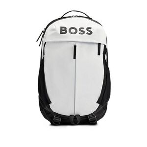 Boss Faux-leather backpack with logo details