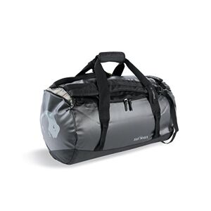 Tatonka Barrel S Reisetasche 45 Liter wasserfeste Tasche aus LKW-Plane mit Rucksackfunktion und großer Reißverschluss-Öffnung Rucksacktasche unisex schwarz