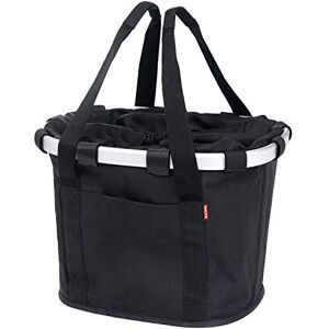 KlickFix bike basket, bicycle bag, black, 26 x 35 x 38 cm