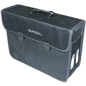 Basil Malaga Pannier – Black, 40 x 14 x 31 cm, 17 Litre, 17019