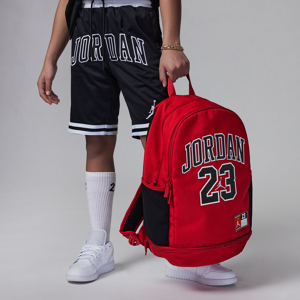 Stor Jordan Jersey Backpack-rygsæk til børn (27 L) - rød rød Onesize