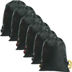 Halfar Hf3051 Drawstring Bag Flash Black/orange 33 X 42 Cm