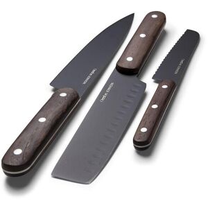 Orrefors Jernverk 410869 Knife Set 3-Pack Black One Size