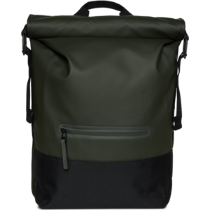 Rains Trail Rolltop Backpack Green OneSize, Green