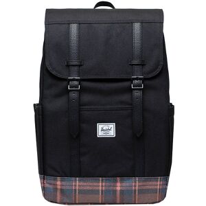 Herschel Rygsæk - Retreat - Ecosystem - Black Winter Plaid - Herschel - Onesize - Rygsæk