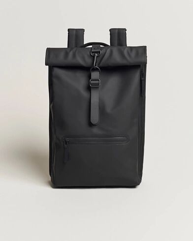 RAINS Roll Top Rucksack Black men One size Sort