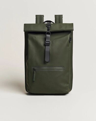 RAINS Roll Top Rucksack Green men One size Grøn