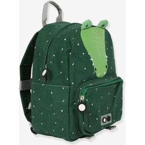 Mochila Backpack animal TRIXIE verde oscuro liso con motivos