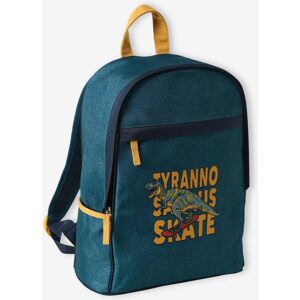 VERTBAUDET Mochila «Dino skate» para niño azul petróleo