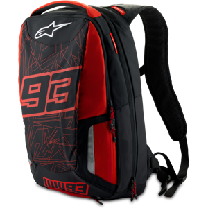 Alpinestars Mochila  MM93 Jerez V2 Negro-Rojo Brillante