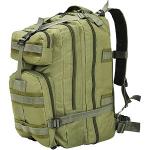 vidaXL Mochila estilo militar 50 L verde oliva