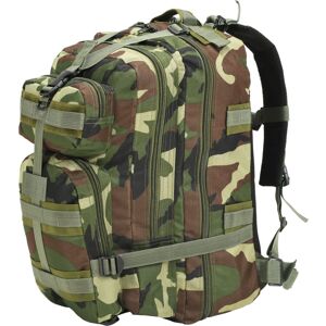 vidaXL Mochila militar 50 L Camuflaje