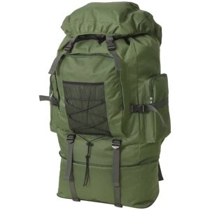 vidaXL Mochila militar XXL 100 L verde