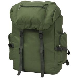 vidaXL Mochila militar 65 L verde