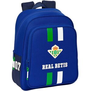 Safta - Mochila Infantil adap.carro Real Betis Balompié, Unisex, Azul