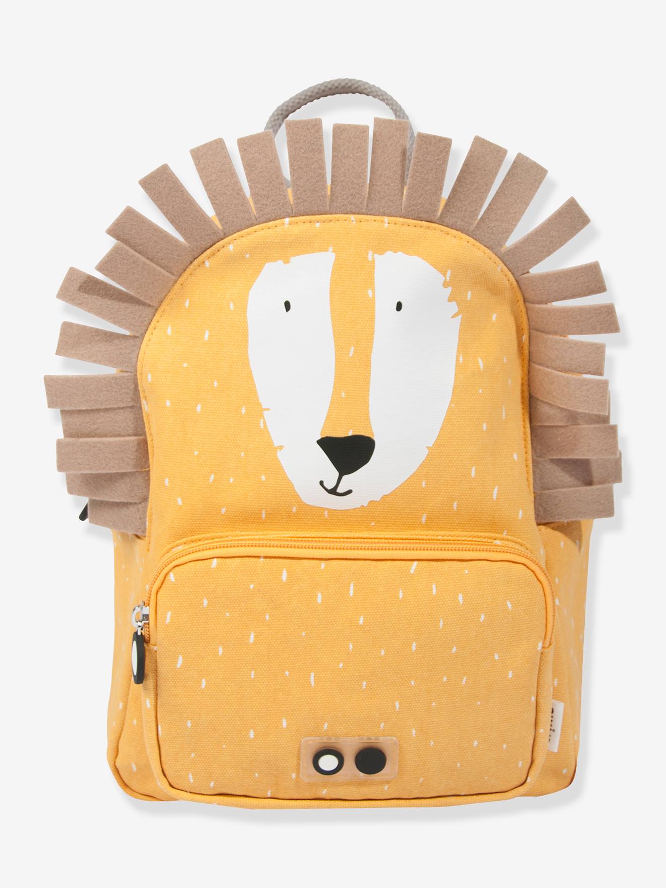 Mochila Backpack animal TRIXIE amarillo medio liso con motivo