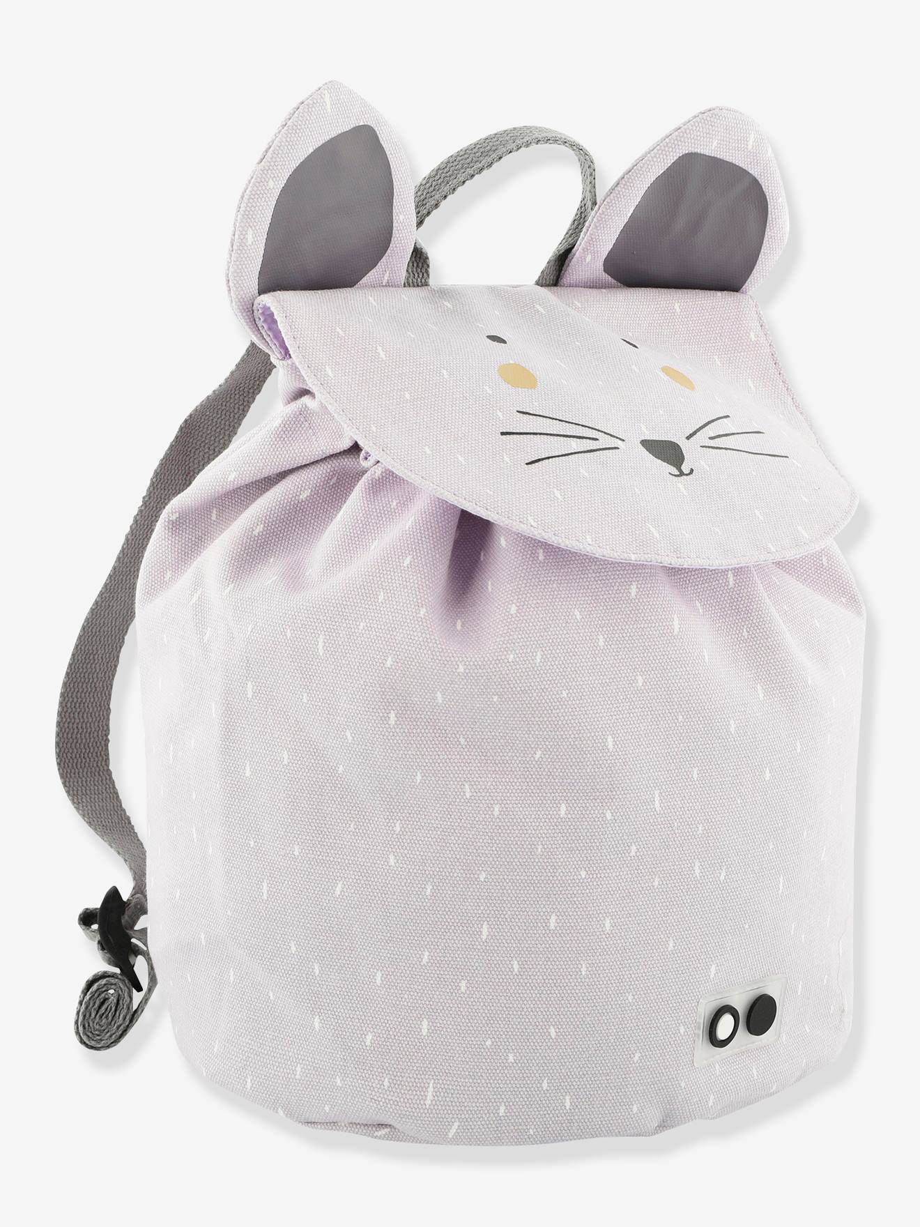 Mochila Backpack MINI Animal TRIXIE violeta claro liso con motivos
