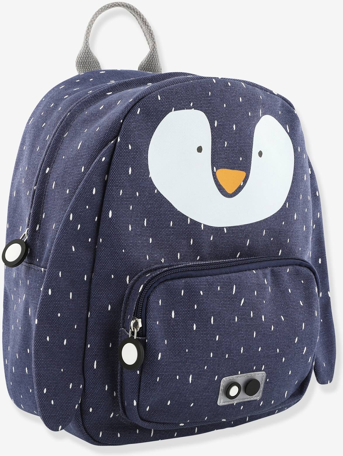 Mochila Backpack animal TRIXIE azul oscuro liso con motivos