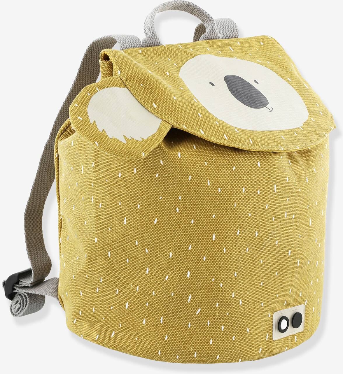 Mochila Backpack MINI Animal TRIXIE amarillo oscuro liso con motiv