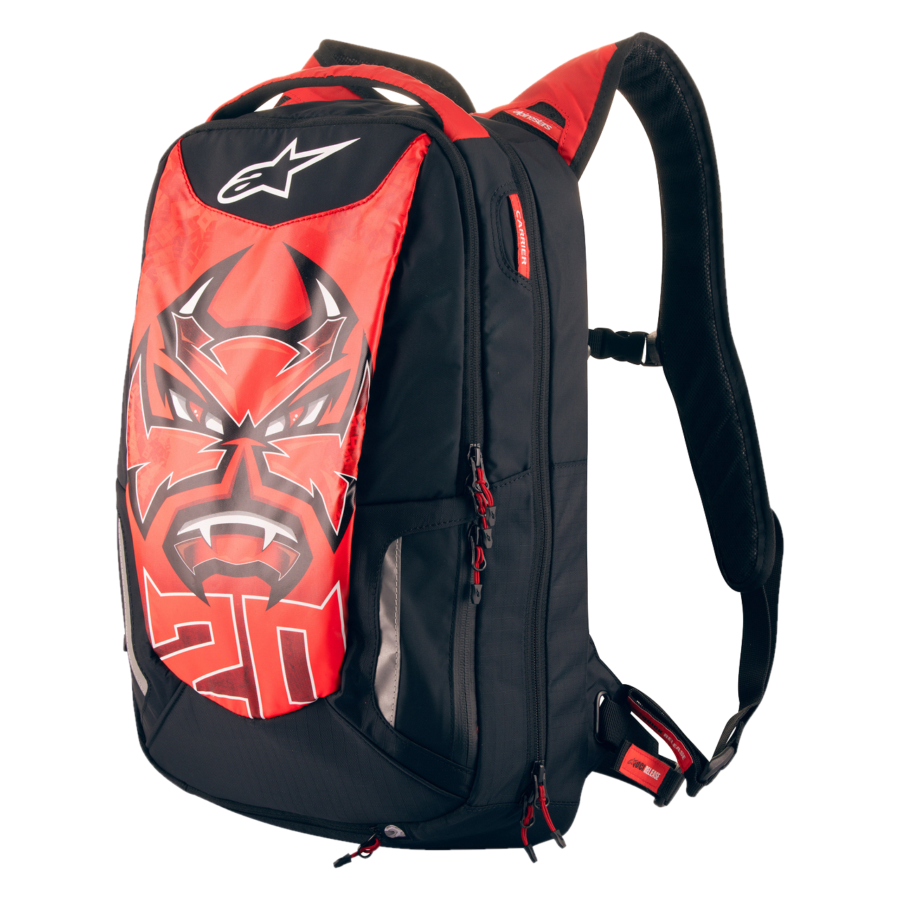 Alpinestars Mochila  FQ20 City Hunter Negro-Rojo Brillante-Blanco