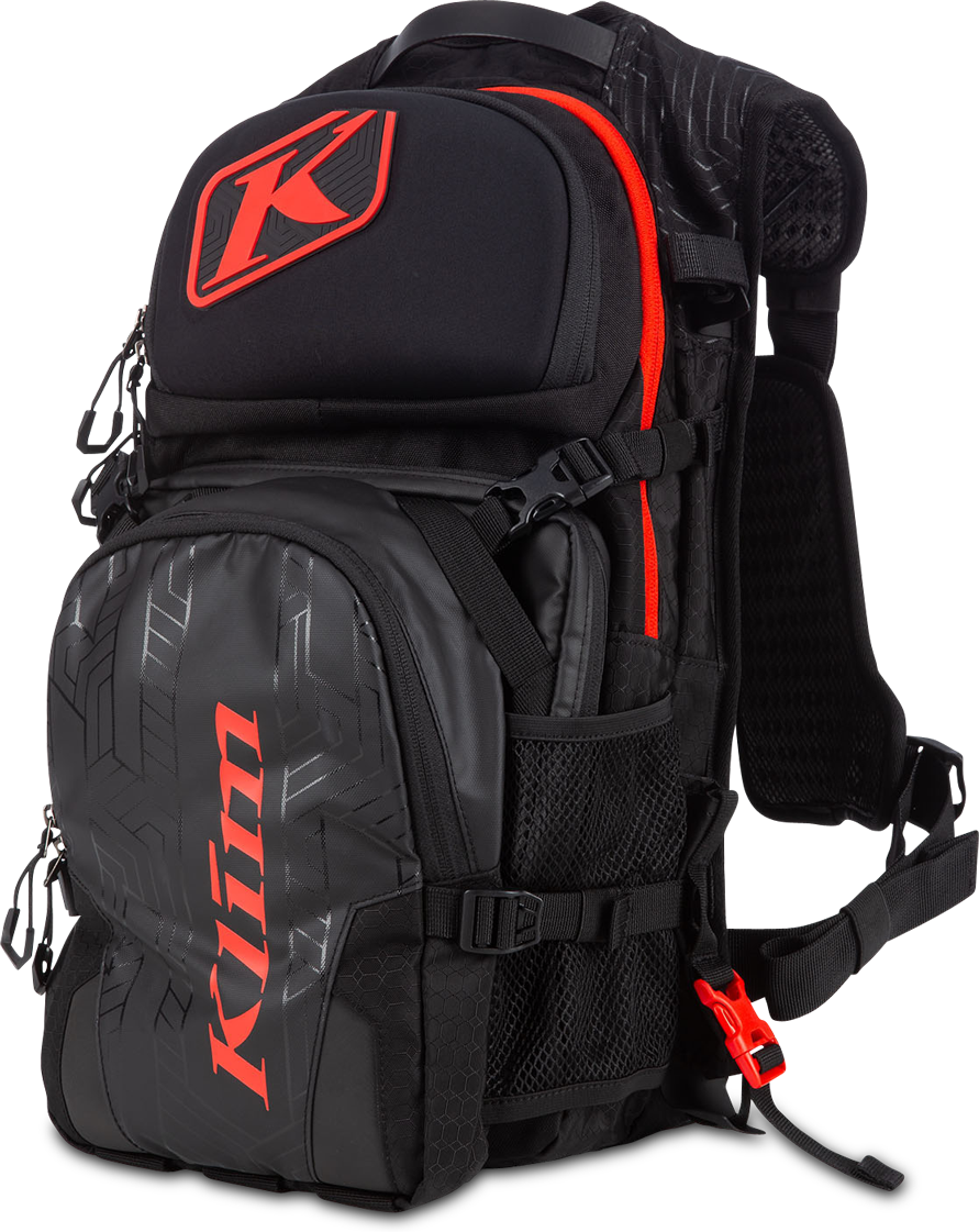 KLIM Mochila para Nieve  Nac Pak Rojo Fuego