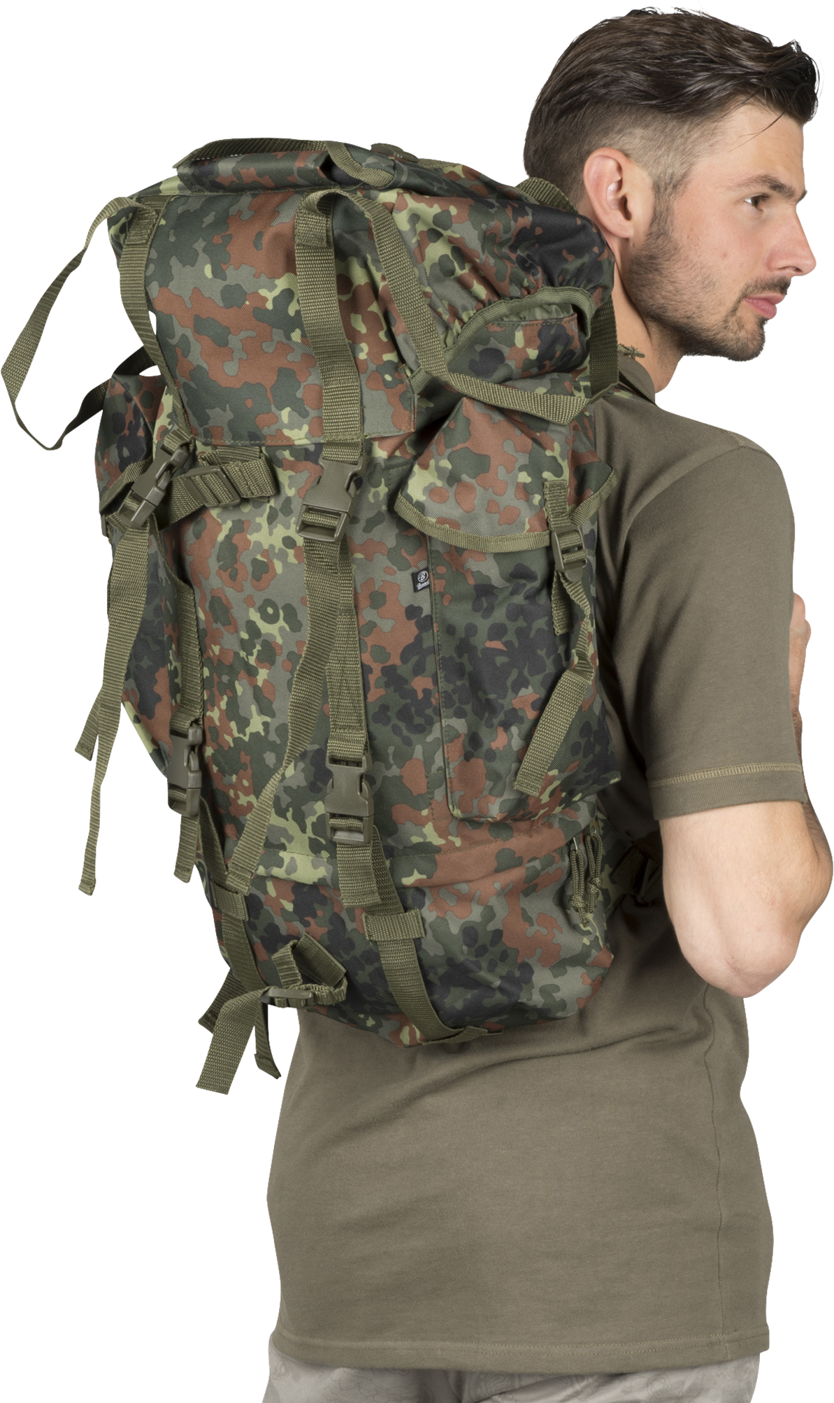 Brandit Mochila  Nylon Flecktarn 65L