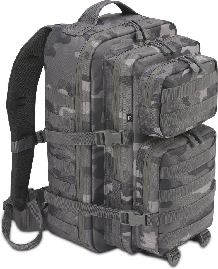 Brandit Mochila  US Cooper Grande Gris-Camuflaje