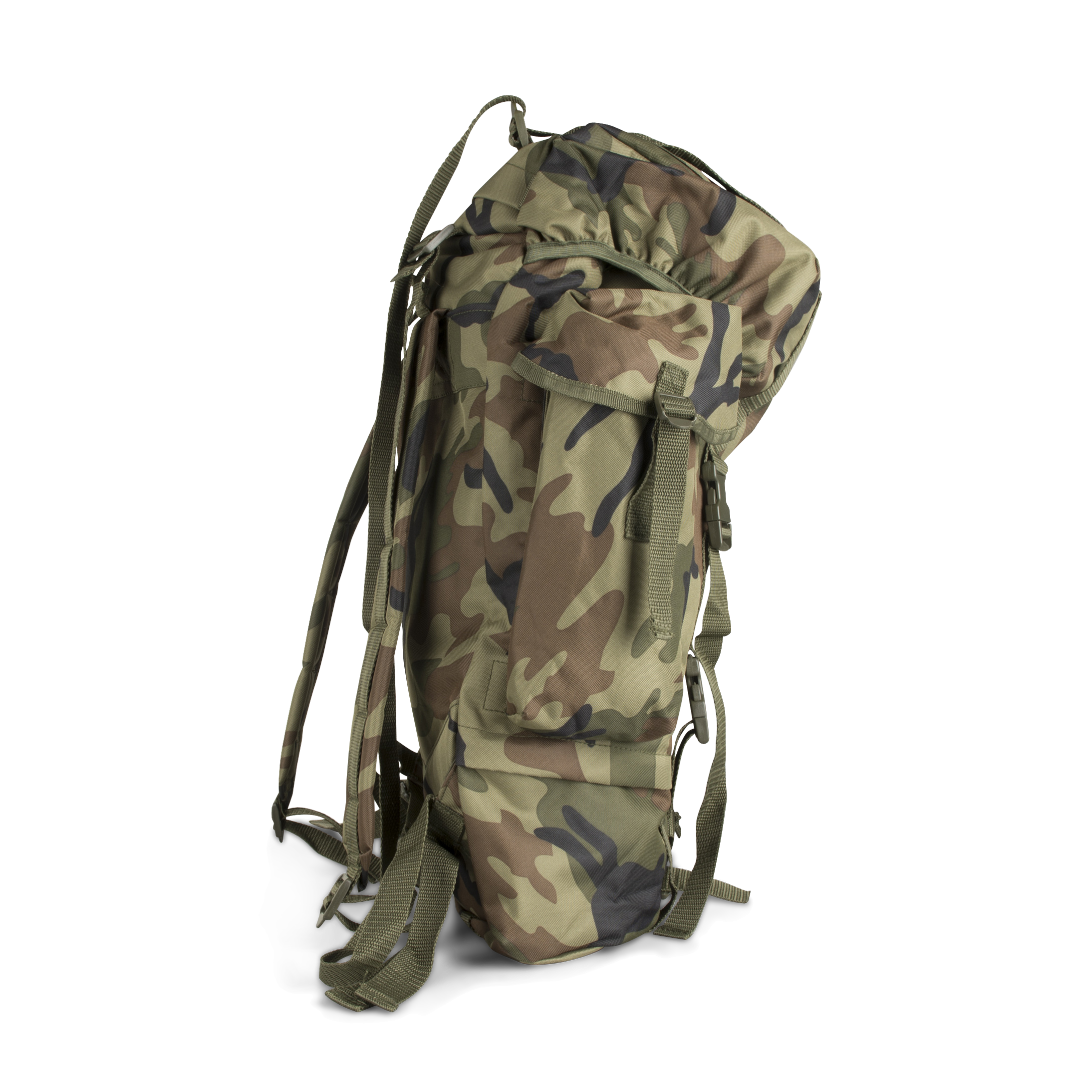 Brandit Mochila  Nylon Woodland 65L