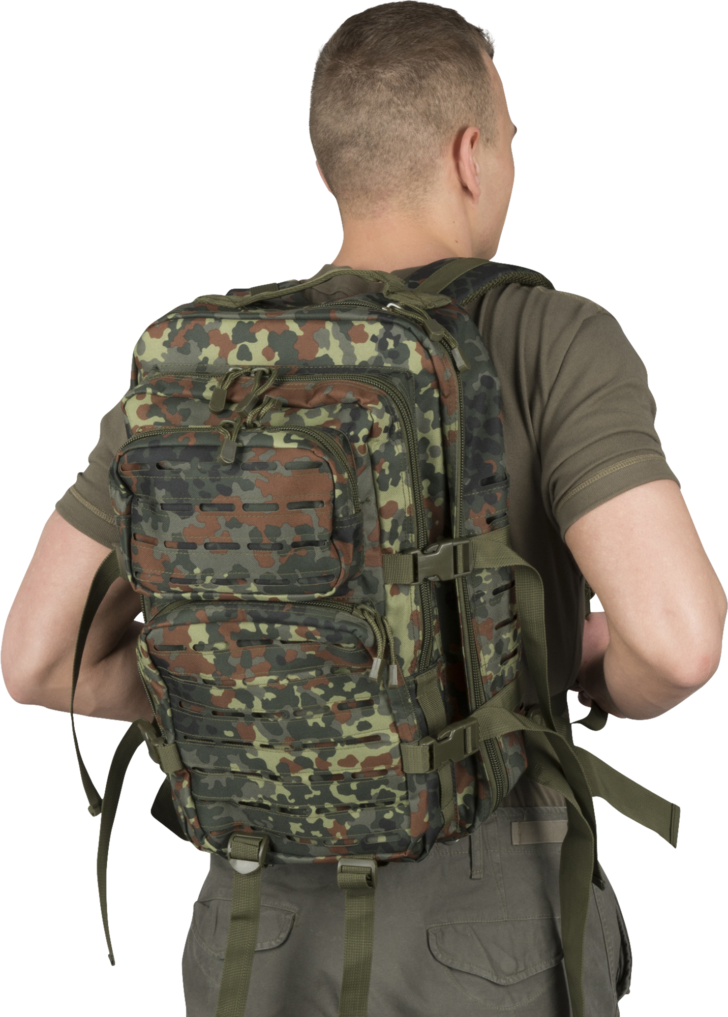 Brandit Mochila  US Cooper Lasercut Grande Flecktarn 40L