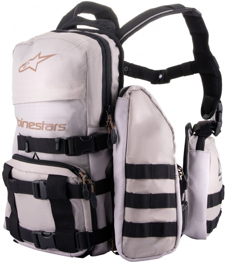 Mochila Alpinestars Tactical Techdura Negro Gris  6104524-9067