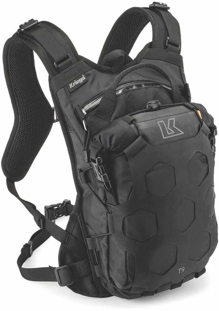 Kriega Trail 9 Mochila de motocicleta - Negro (un tamaño)