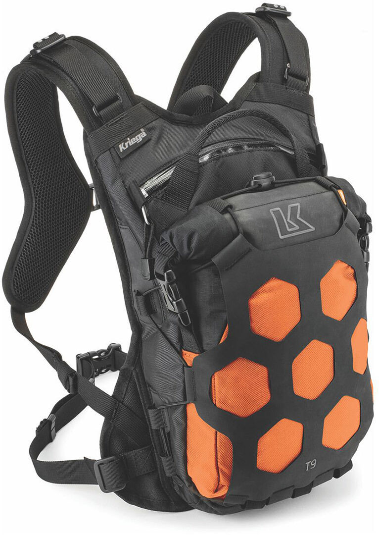 Kriega Trail 9 Mochila de motocicleta - Naranja (un tamaño)