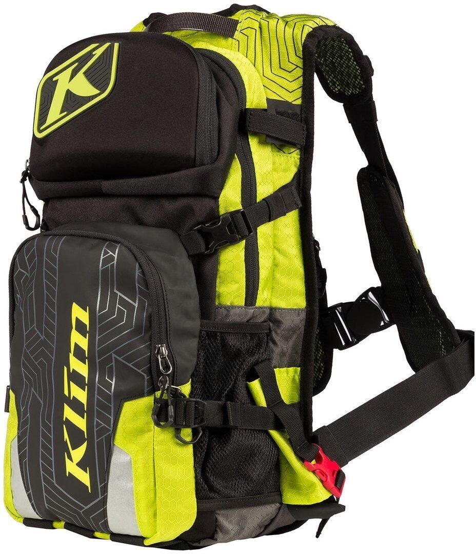 Klim Nac Pak Mochila + Vejiga de Hidratación 3L - Negro Amarillo (un tamaño)