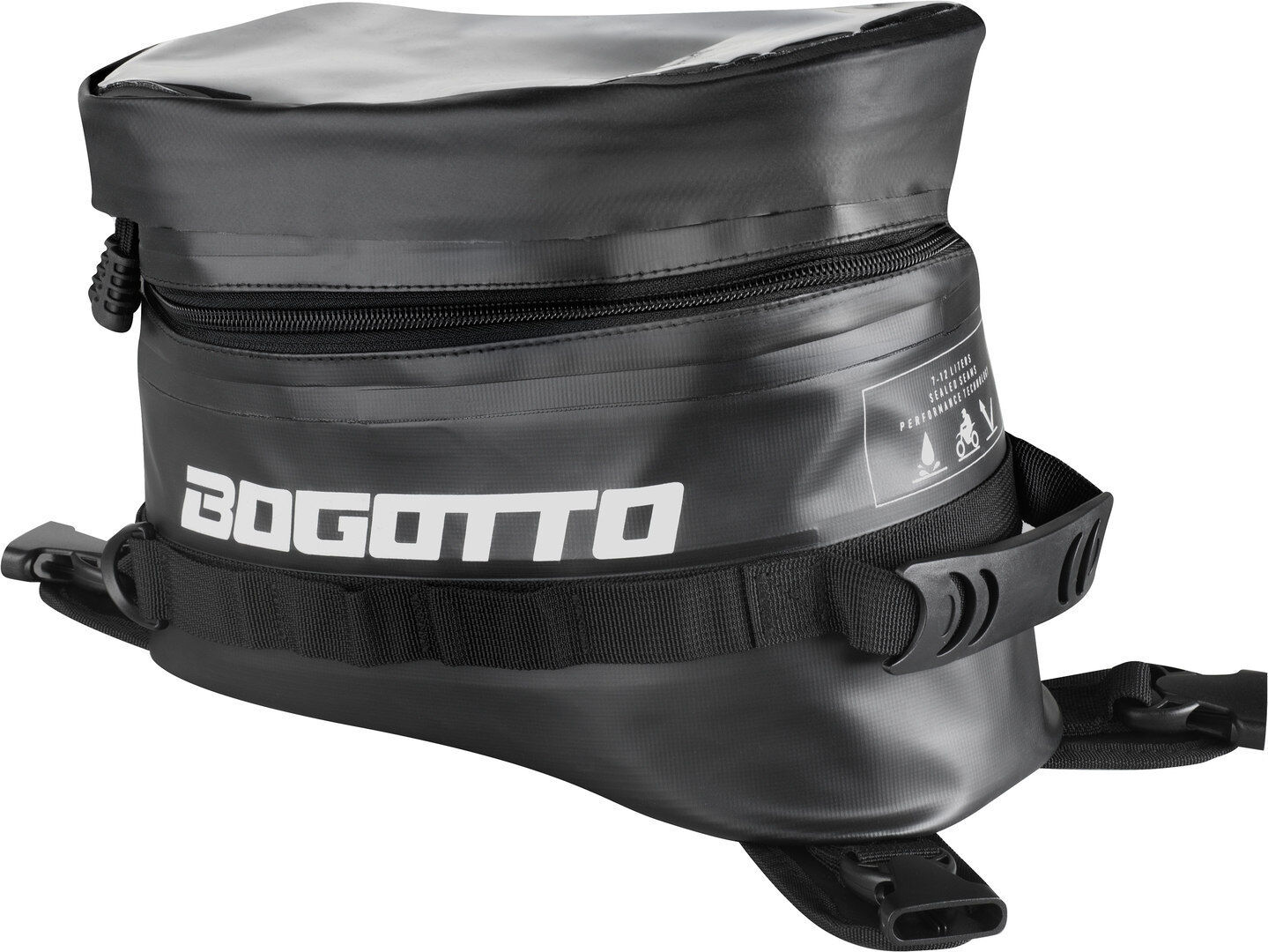 Bogotto Terreno Bolsa de tanque impermeable - Negro (un tamaño)