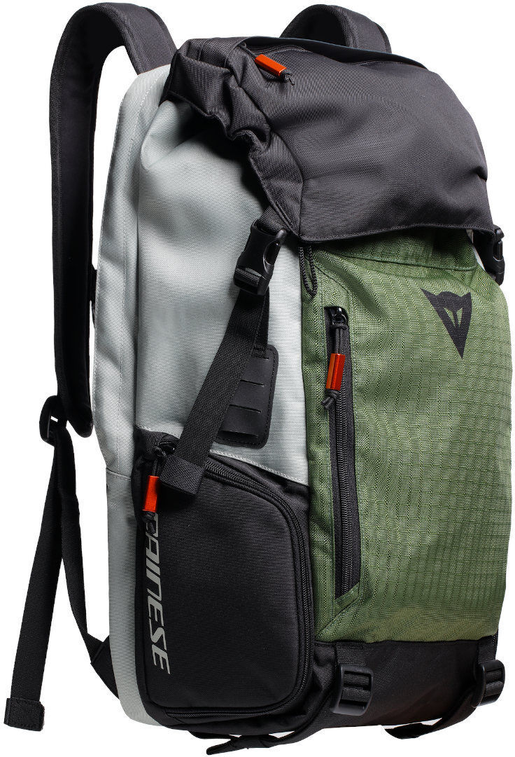 Dainese Explorer D-Throttle Mochila - Negro Verde (un tamaño)