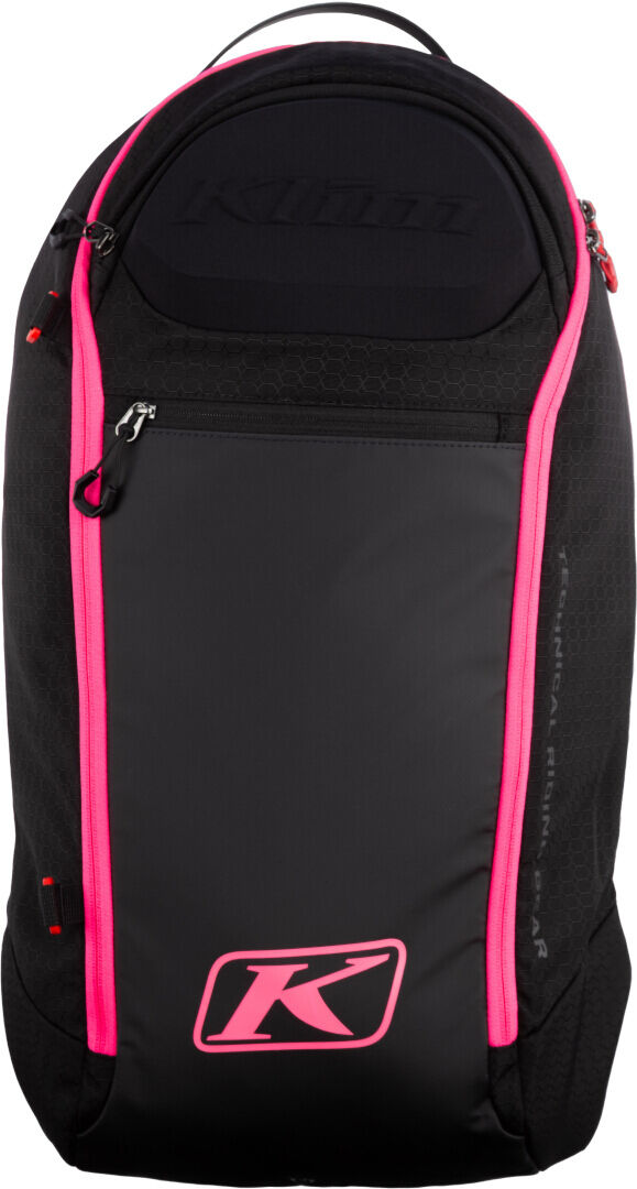 Klim Krew 16 2023 Mochila para motos de nieve - Negro Rosa