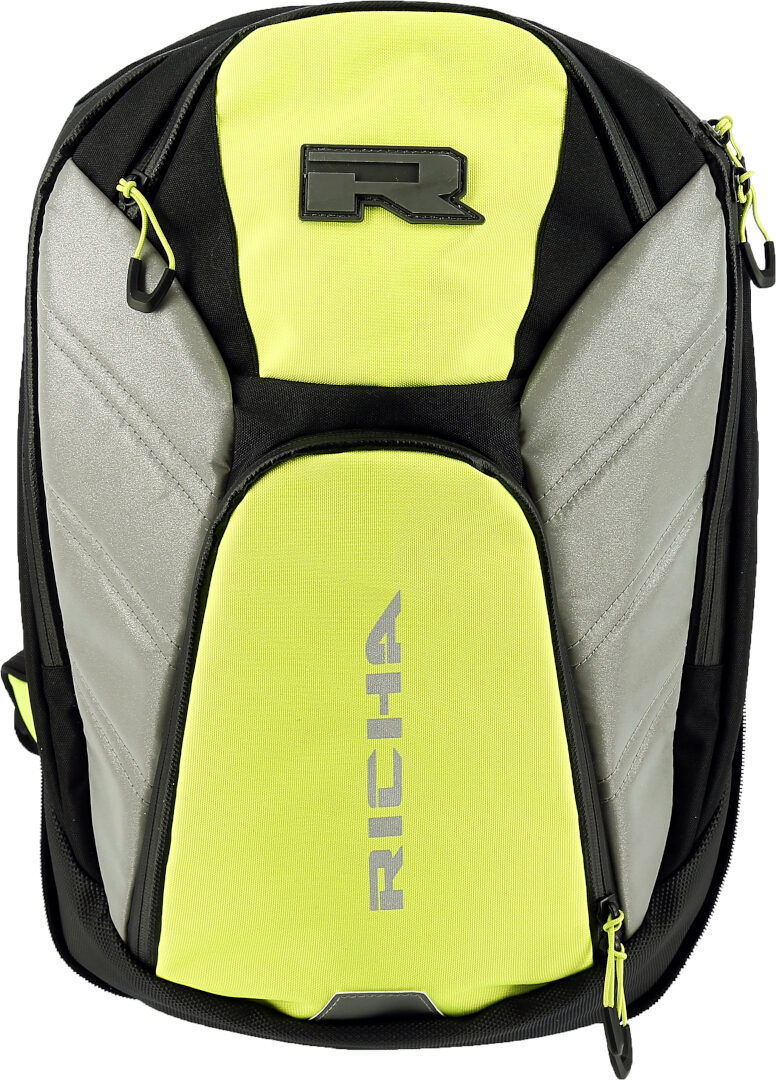 Richa Flash Mochila de moto - Negro Amarillo (un tamaño)