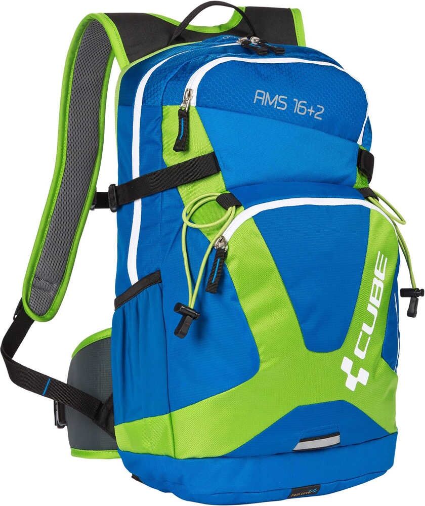 Cube Mochila hidratación rucksackams 16+2 blue n green (12079)