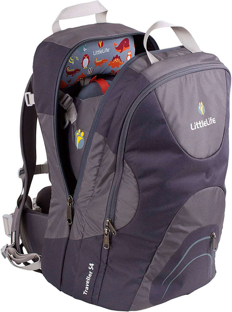 Littelife Mochila portabebés montaña traveller s4 child carrier (grey)